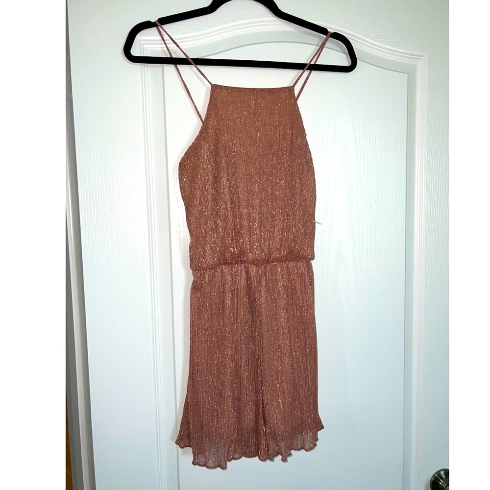 Rose Gold/Champagne Romper